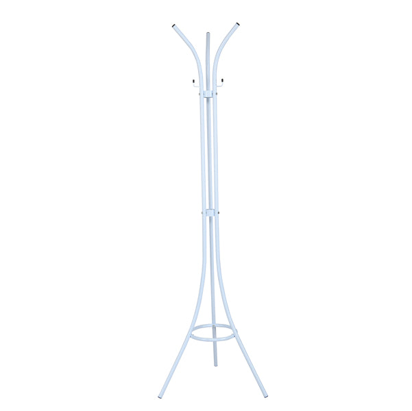 King Collection - A1007634 - Appendiabiti - 3 supporti - 175 cm - acciaio - bianco - King Collection