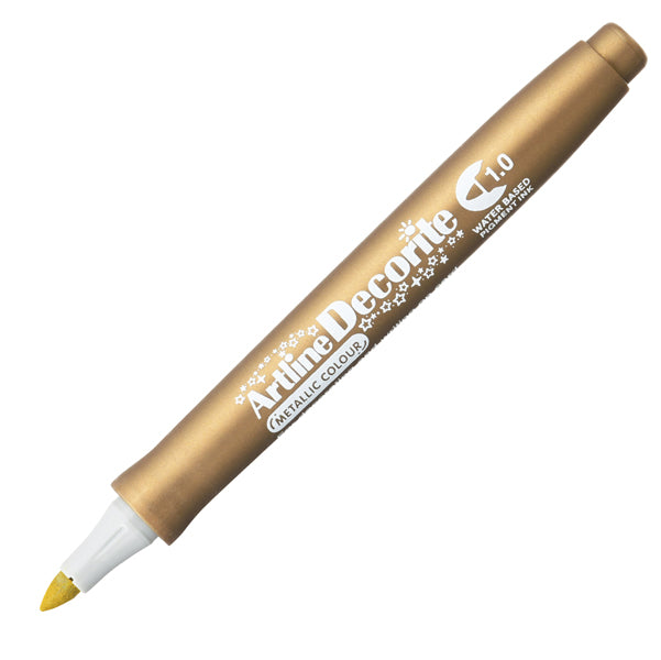 ARTLINE - A EDFM-1-O - Marcatore Decorite - punta tonda - 1.0 mm - oro - Artline