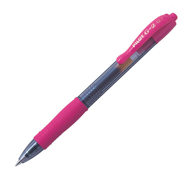 PILOT - 001486 - Roller gel a scatto G-2 - punta 0,7mm - rosa - Pilot
