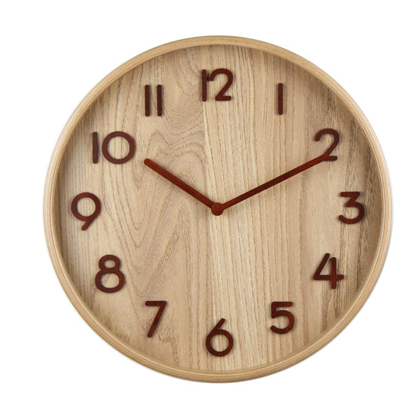 METHODO - V150050 - Orologio da parete Wood - ��diametro 32 cm - legno - Methodo