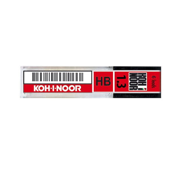 KOH.I.NOOR - E213-HB - Mina di ricambio - 1,3 mm - per portamine DH1500 - Koh-I-Noor - astuccio 6 pezzi