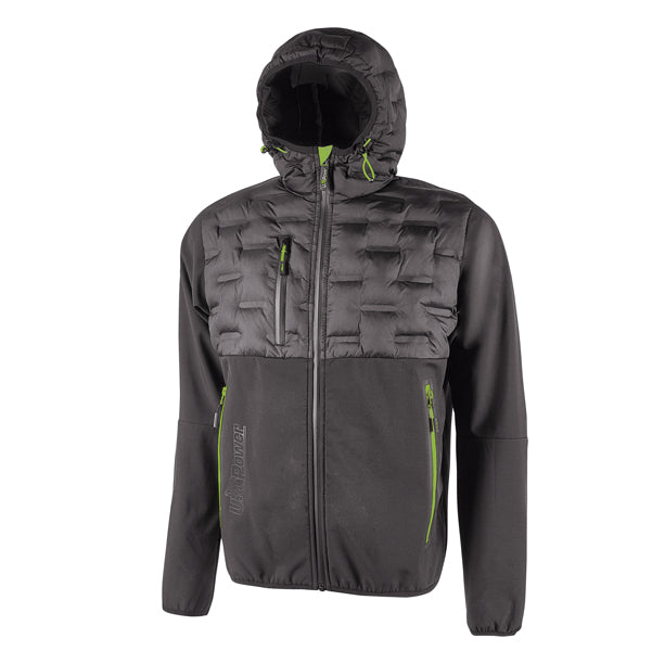 U-Power - FU213AG-XL - Giacca ibrida Spock- idrorepellente - taglia XL - grigio-verde - U-Power