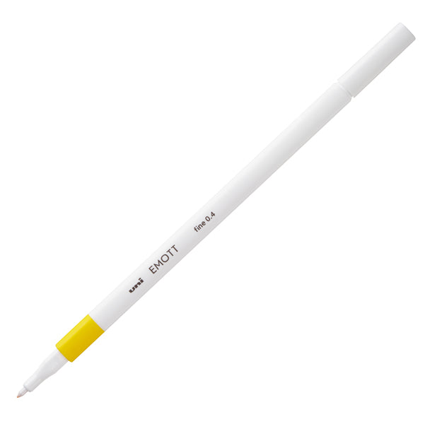 UNI MITSUBISHI - M PEM-SY G - Fineliner Emott - tratto 0.4 mm - giallo - Uni Mitsubishi