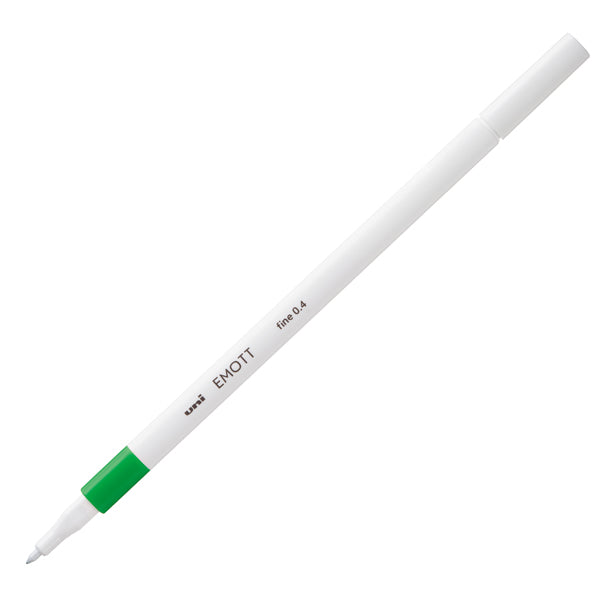 UNI MITSUBISHI - M PEM-SY V - Fineliner Emott - tratto 0.4 mm - verde - Uni Mitsubishi