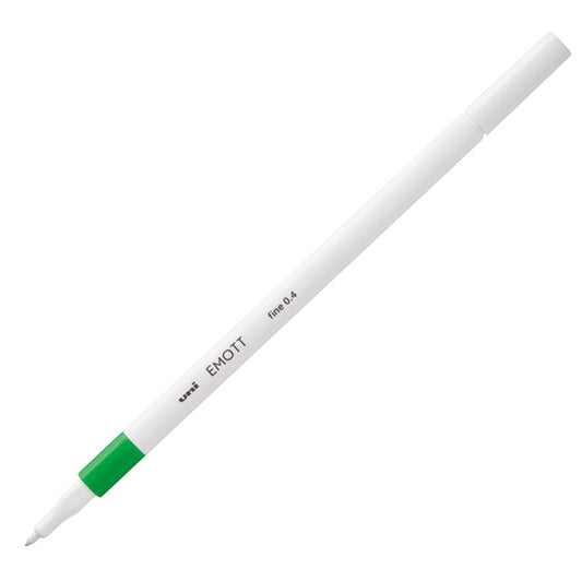 UNI MITSUBISHI - M PEM-SY V - Fineliner Emott - tratto 0.4 mm - verde - Uni Mitsubishi