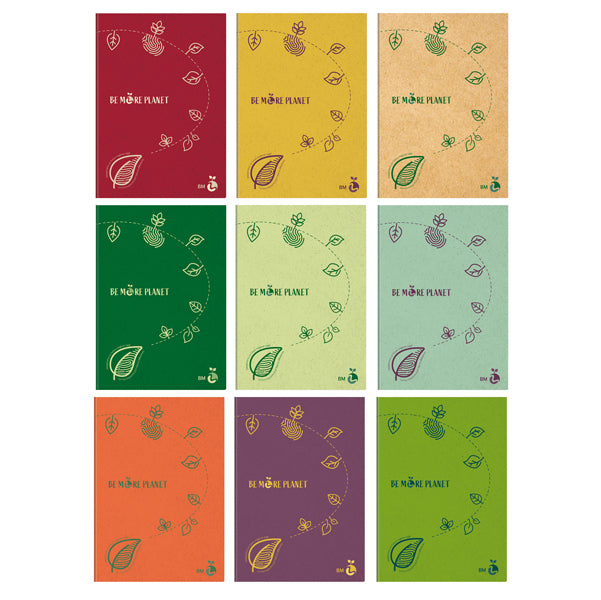 BM - 0122653 - Maxiquaderno Be More Planet - A4 - 1 rigo - 38 fogli - 80 gr - BM