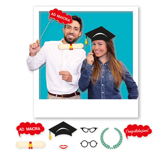 BIG PARTY - 81459 - Photo Booth Laurea - 8 fantasie - Big Party