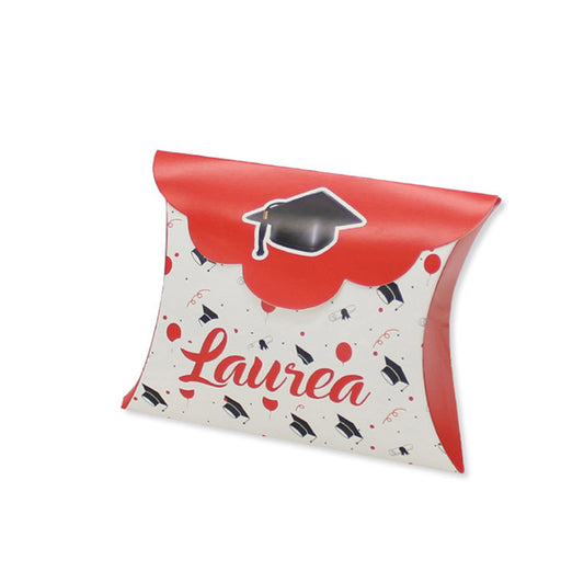 BIG PARTY - 81680 - Scatolina portaconfetti - Laurea - carta - 10 x 8 x 3 cm - Big Party - conf.25 pezzi