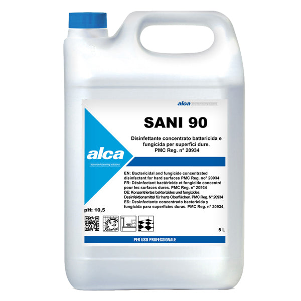 ALCA - ALC1209 - Disinfettante concentrato Sani 90 - battericida - fungicida - 5 lt - Alca