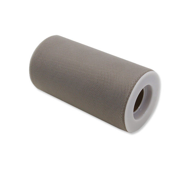 BIG PARTY - 85069 - Tulle in rotolo - 12,5 cm x 25 mt - argento opaco - Big Party
