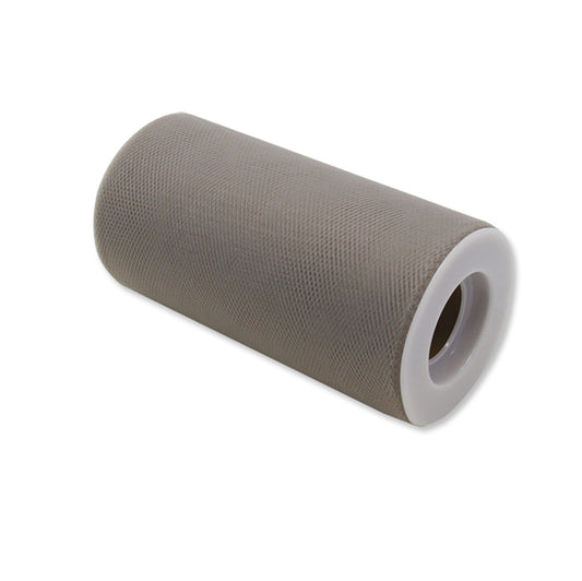 BIG PARTY - 85069 - Tulle in rotolo - 12,5 cm x 25 mt - argento opaco - Big Party