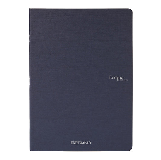 FABRIANO - 19210304 - Maxiquaderno EcoQua original PM - A4 - 90 gr - 1 rigo - 40 fogli - blu scuro - Fabriano