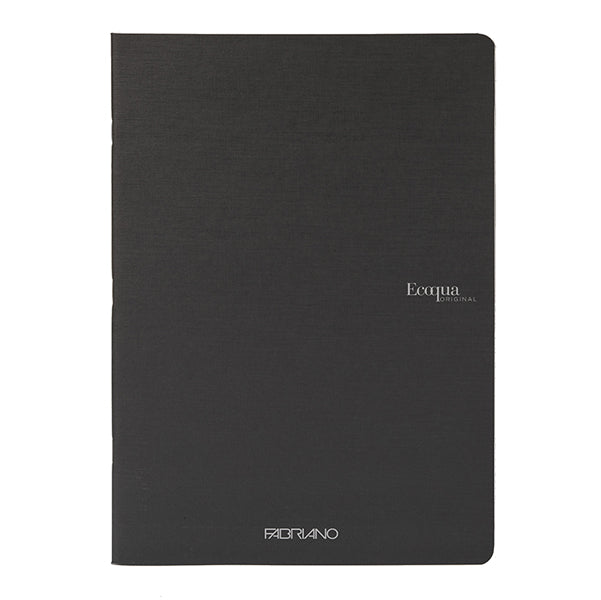 FABRIANO - 19210308 - Maxiquaderno EcoQua original PM - A4 - 90 gr - 1 rigo - 40 fogli - nero - Fabriano