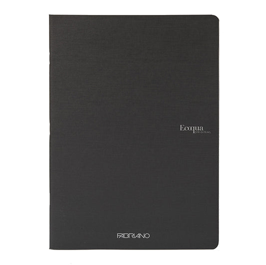 FABRIANO - 19210308 - Maxiquaderno EcoQua original PM - A4 - 90 gr - 1 rigo - 40 fogli - nero - Fabriano
