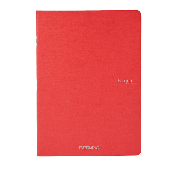 FABRIANO - 19210309 - Maxiquaderno EcoQua original PM - A4 - 90 gr - 1 rigo - 40 fogli - lampone - Fabriano