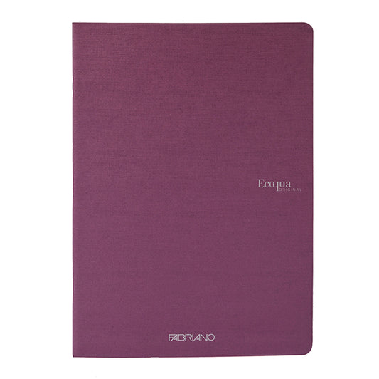 FABRIANO - 19210312 - Maxiquaderno EcoQua original PM - A4 - 90 gr - 1 rigo - 40 fogli - vino - Fabriano