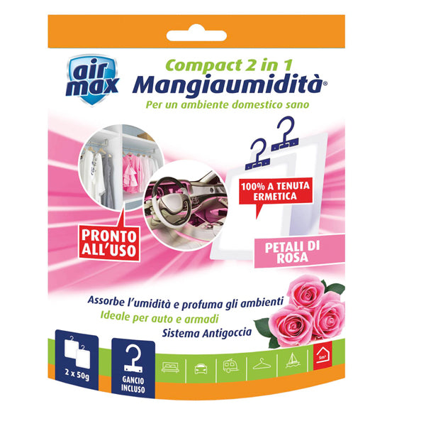 AIR MAX - 6311589 - MangiaumiditA' appendibile compact 2 in1 - petali di rosa - 50 gr - Air Max