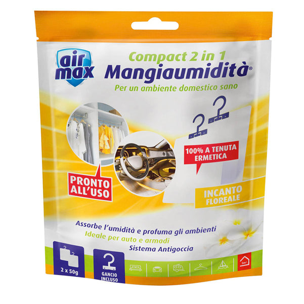 AIR MAX - 6311587 - MangiaumiditA' appendibile compact 2 in1 - incanto floreale - 50 gr - Air Max