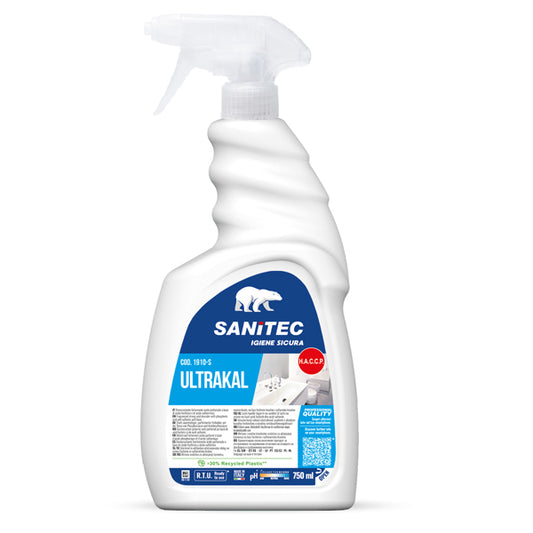 Sanitec - 1910-S - Disincrostante Ultrakal - fortemente acido - profumato - 750 ml - Sanitec