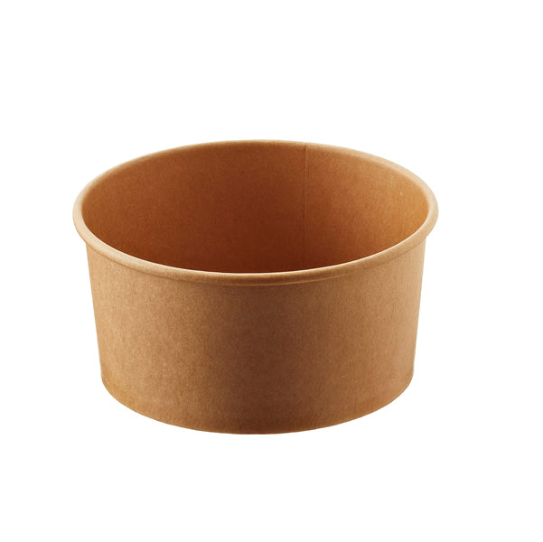 Leone - H0759 - Insalatiera Street Food - D 15 x H 7,5 cm - 1000 ml - avana-bianco - Leone - conf. 24 pezzi