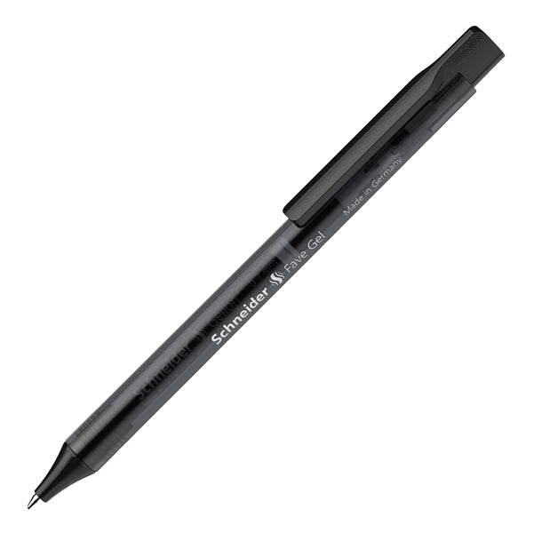 SCHNEIDER - P101101 - Penna gel Fave a scatto - punta 0.7 mm - nero - Schneider