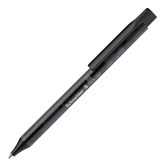 SCHNEIDER - P101101 - Penna gel Fave a scatto - punta 0.7 mm - nero - Schneider
