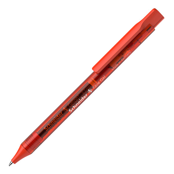 SCHNEIDER - P101102 - Penna gel Fave a scatto - punta 0.7 mm - rosso - Schneider