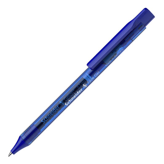 SCHNEIDER - P101103 - Penna gel Fave a scatto - punta 0.7 mm - blu - Schneider