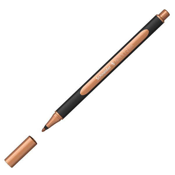 SCHNEIDER - P700218 - Pennarello Metallic Liner 020 - punta 1,2 mm - arancione - Schneider