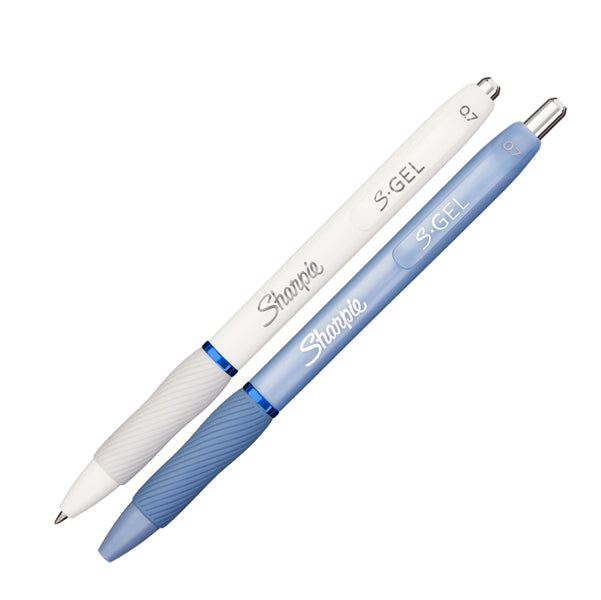 SHARPIE - 2162641 - Penna gel a scatto - punta 0.7 mm - fusto colori assortiti fashion - blu - Sharpie