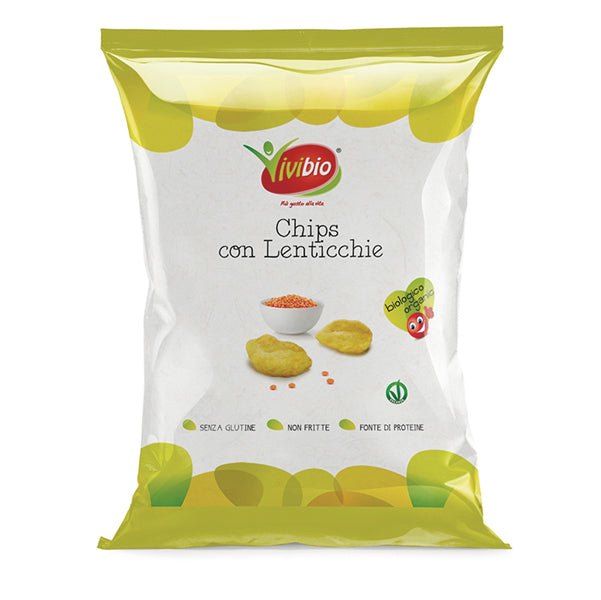 ViviBio - 0310108 - Chips con lenticchie - 35 gr - Vivibio