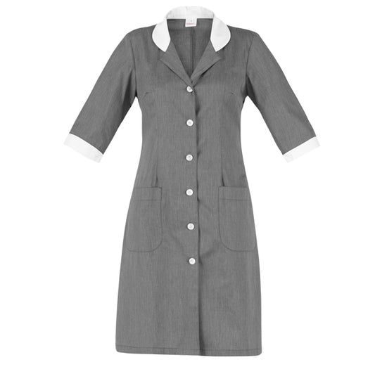 Giblor's - Q9R00220-C02-M - Camice Ortensia - per pulizie - taglia M - grigio chiaro - Giblor's