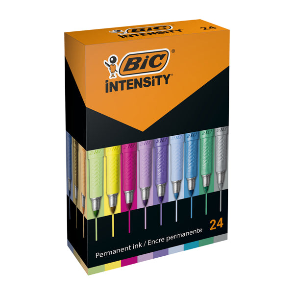 BIC - 992731 - Marcatore Intensity - colori assortiti - BIC - 24 pezzi