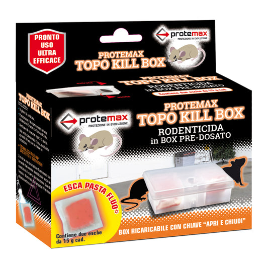 Protemax - PROTE030 - Box Topo kill esca rodenticida - Protemax