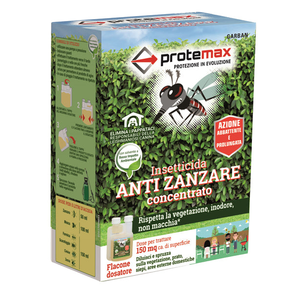 Protemax - PROTE180 - Insetticida antizanzare concentrato - 100 ml - Protemax