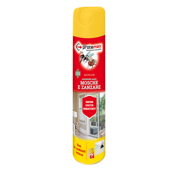 Protemax - PROTE350 - Insetticida spray mosche e zanzare - 500 ml - Protemax