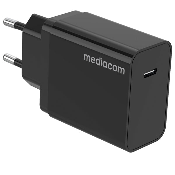 Mediacom - MD-A130 - Caricatore da muro - 30 W - porta USB Type-C - Mediacom