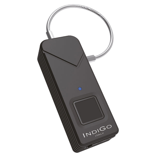 Mediacom - MI-LOCK200 - Lucchetto Indico Lock2 - con impronta digitale - Mediacom