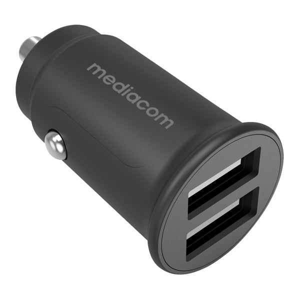 Mediacom - MD-A160 - Alimentatore car charger - con 2 porte USB - Mediacom