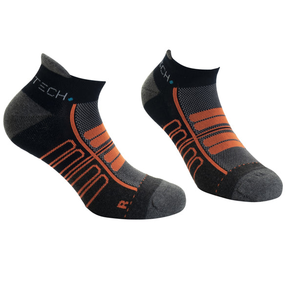Rossini - HH082YZ43 - Calze fantasmino Cervinia - taglie 40-43 - blu-arancio - Rossini - conf. 2 pezzi