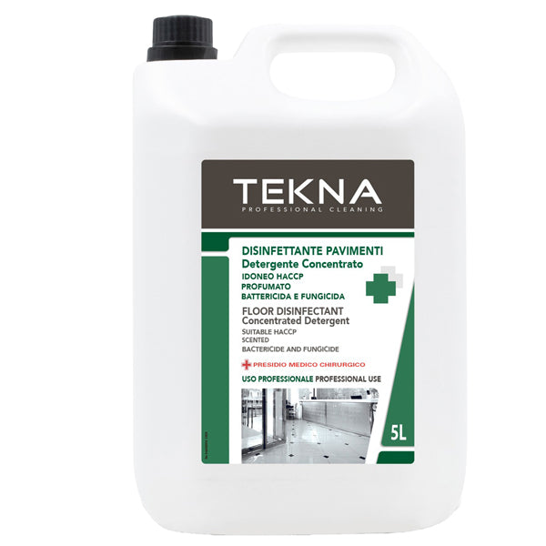 Tekna - k006 - Disinfettante detergente - per pavimenti - concentrato - 5 lt - Tekna