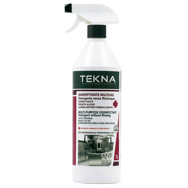 Tekna - k012 - Disinfettante multiuso - senza risciacquo - 1 L - Tekna