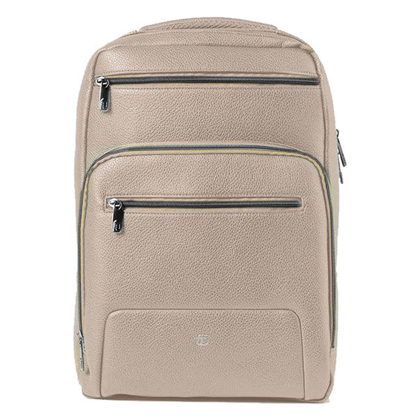 IN TEMPO - 9238GAT21 - Zaino Gate Trended - 29 x 42 x 15 cm - ecopelle - ghiaccio - InTempo