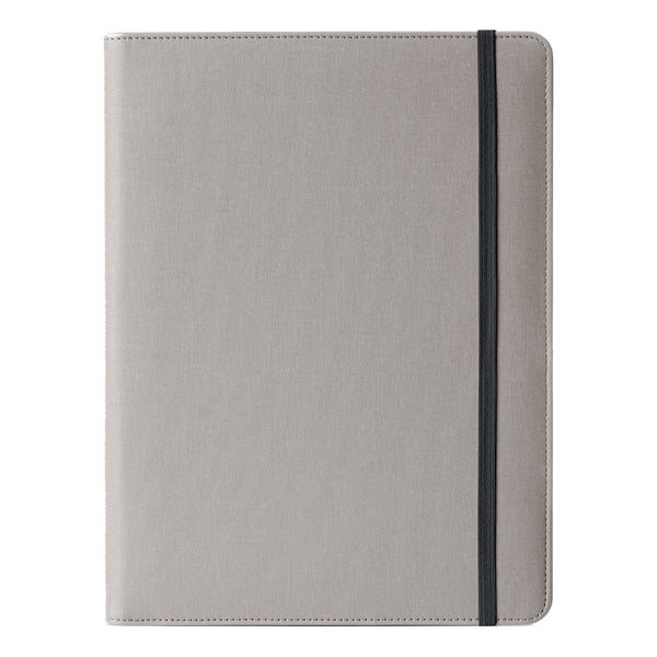 IN TEMPO - 8245MT22 - Portablocco Meet - con elastico - 31 x 25 x 1,4 cm - grigio - InTempo