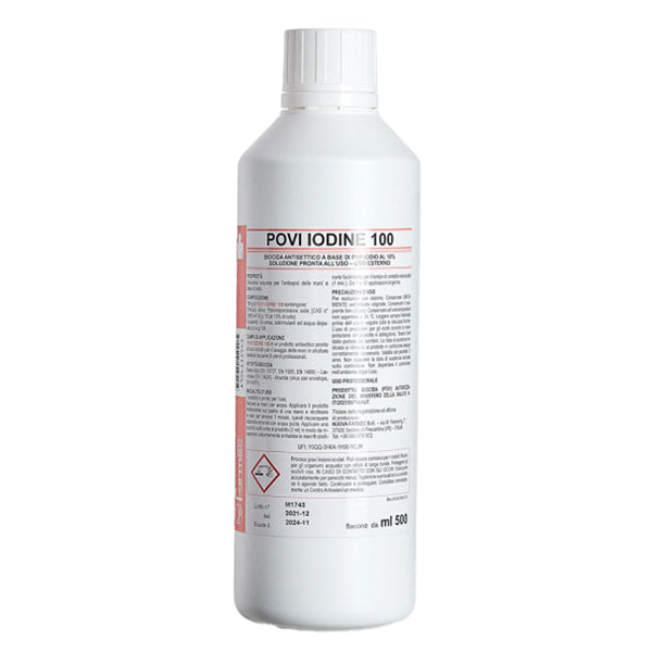 PVS - JOD006 - Disinfettante - a base di povi iodine 100 - 500 ml - PVS