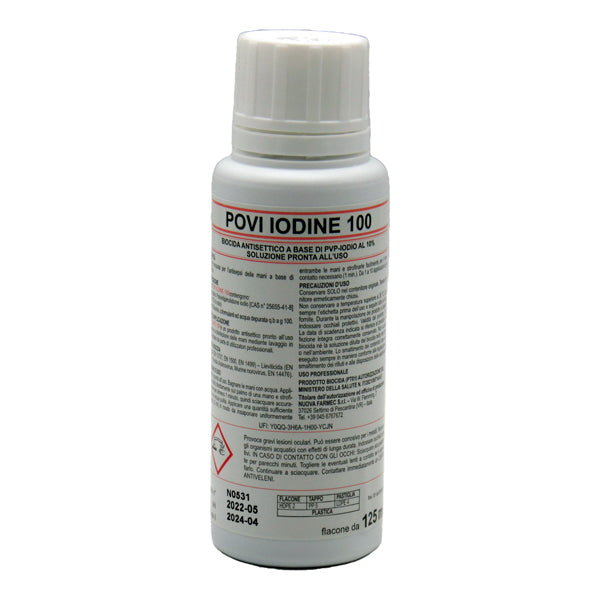 PVS - JOD005 - Disinfettante - a base di povi iodine 100 - 125 ml - PVS