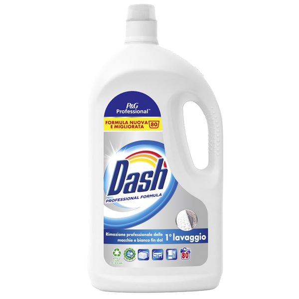 DASH - PG220 - Dash liquido Professional - gradevolmente profumato - 80 misurini - 4 L - Dash