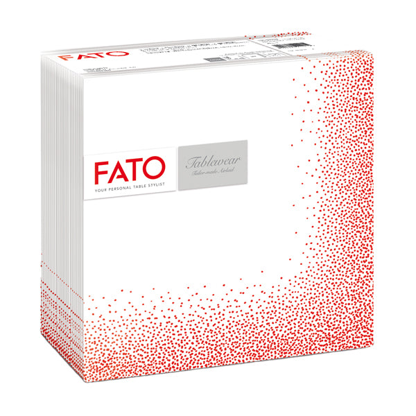 FATO - 88445200 - TovaglioloTablewear - linea Puntini - 40 x 40 cm - rosso - Fato - conf. 50 pezzi