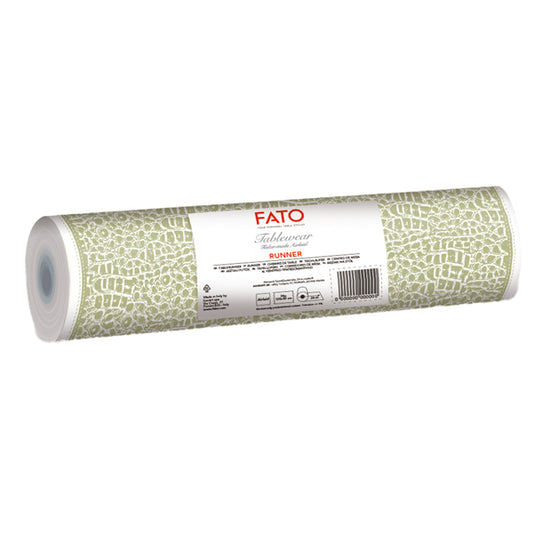 FATO - 88654100 - Runner Tablewear - linea Croc Skin - 0,40 x 24 mt - salvia - Fato