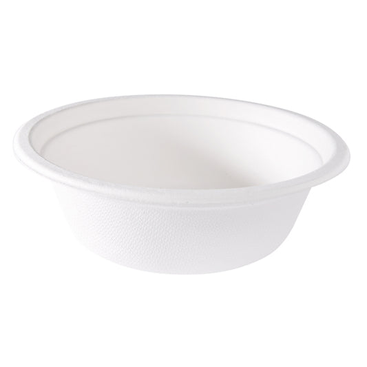 Signor Bio - BBC001BIO50B - Coppetta monouso - per dessert - 390 ml - in canna da zucchero - Signor Bio - conf. 50 pezzi